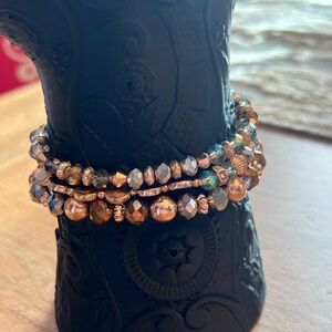 Elegant Beaded Bracelet Set